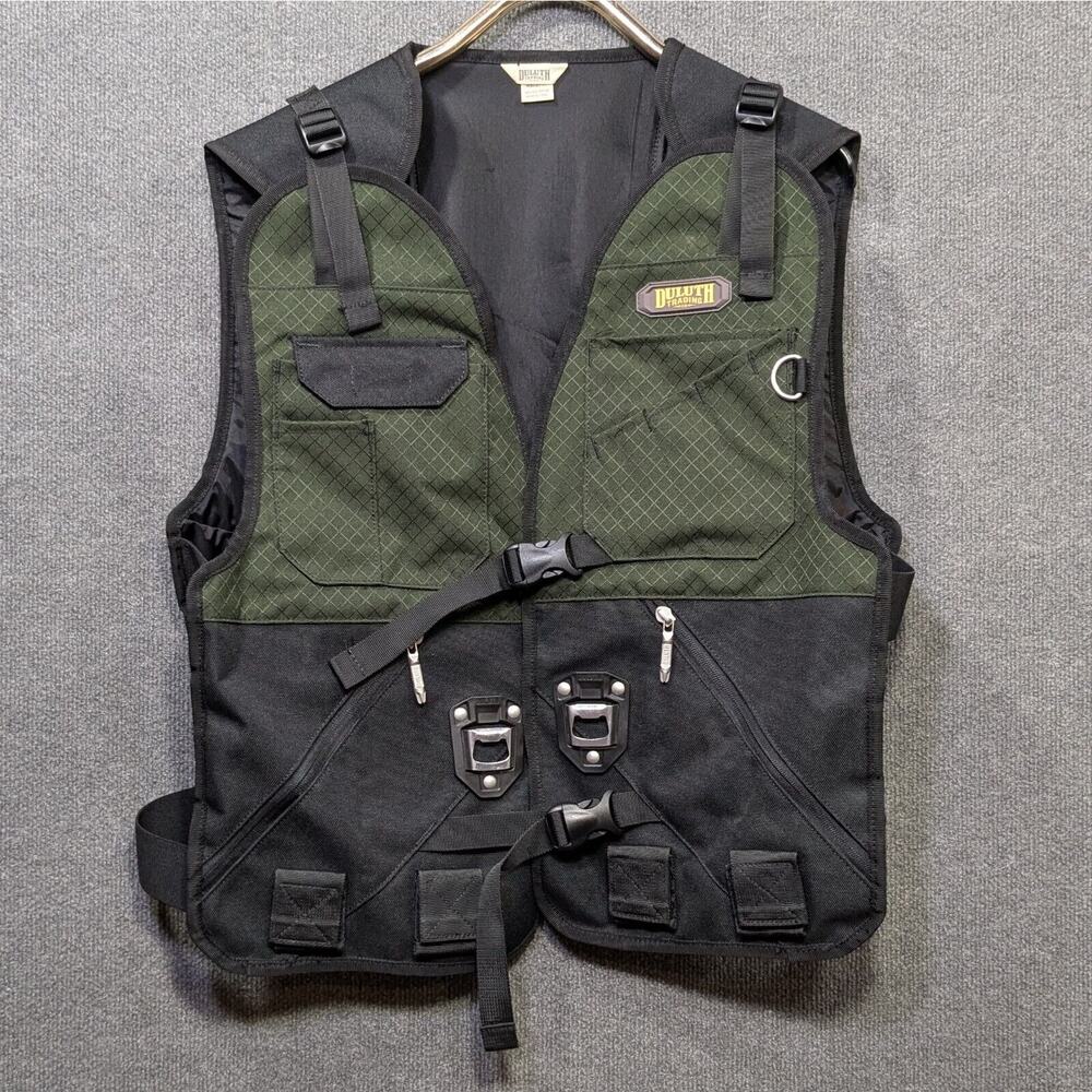 Duluth Trading Company Tool Vest Mens XL/2XL Pockets Belt Loops Adjustable